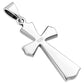 Abalone Shell Silver Cross Pendant