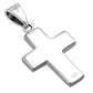 Mother of Pearl Cross Silver Pendant