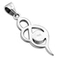 Mother of Pearl Small Silver Pendant