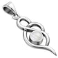 Mother of Pearl Small Silver Pendant