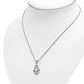 Mother Of Pearl Ethnic Sterling Silver Drop Pendant