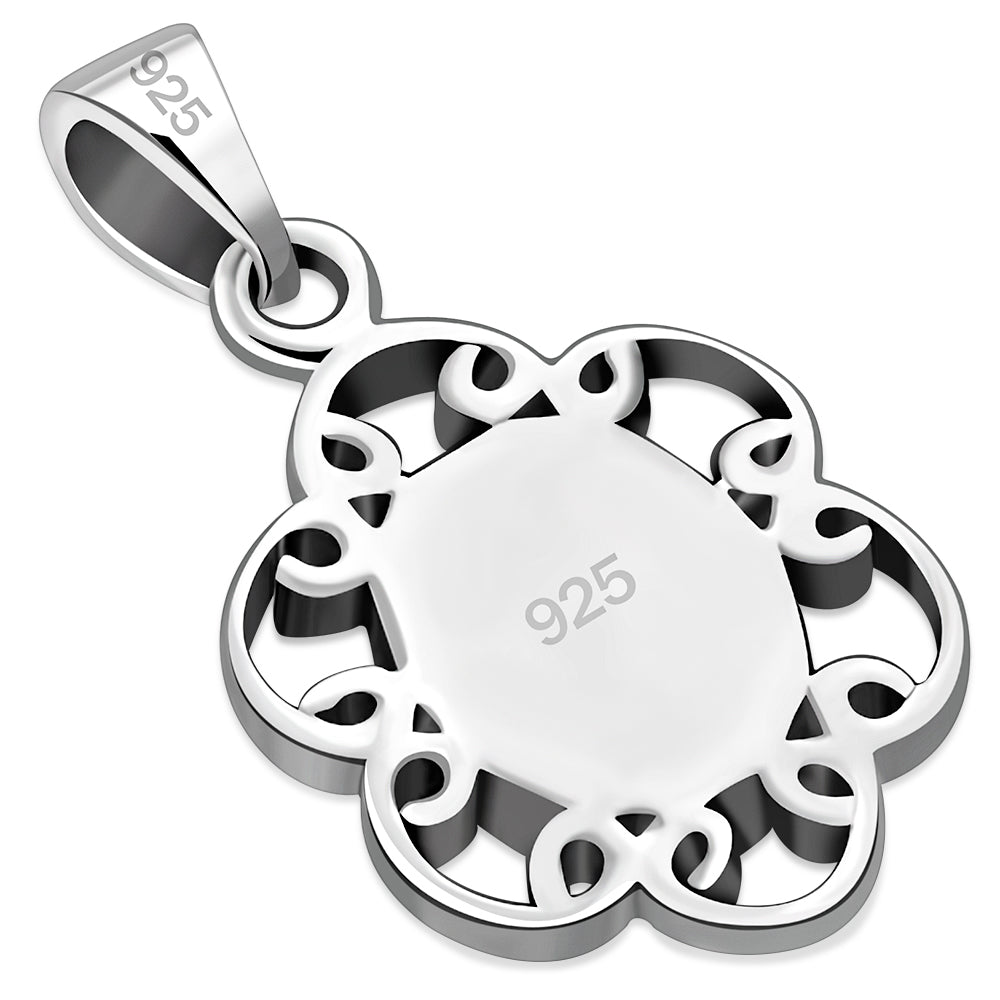 Mother of Pearl Sterling Silver Pendant