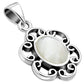 Mother of Pearl Sterling Silver Pendant
