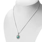 Abalone Shell Sterling Silver Pendant