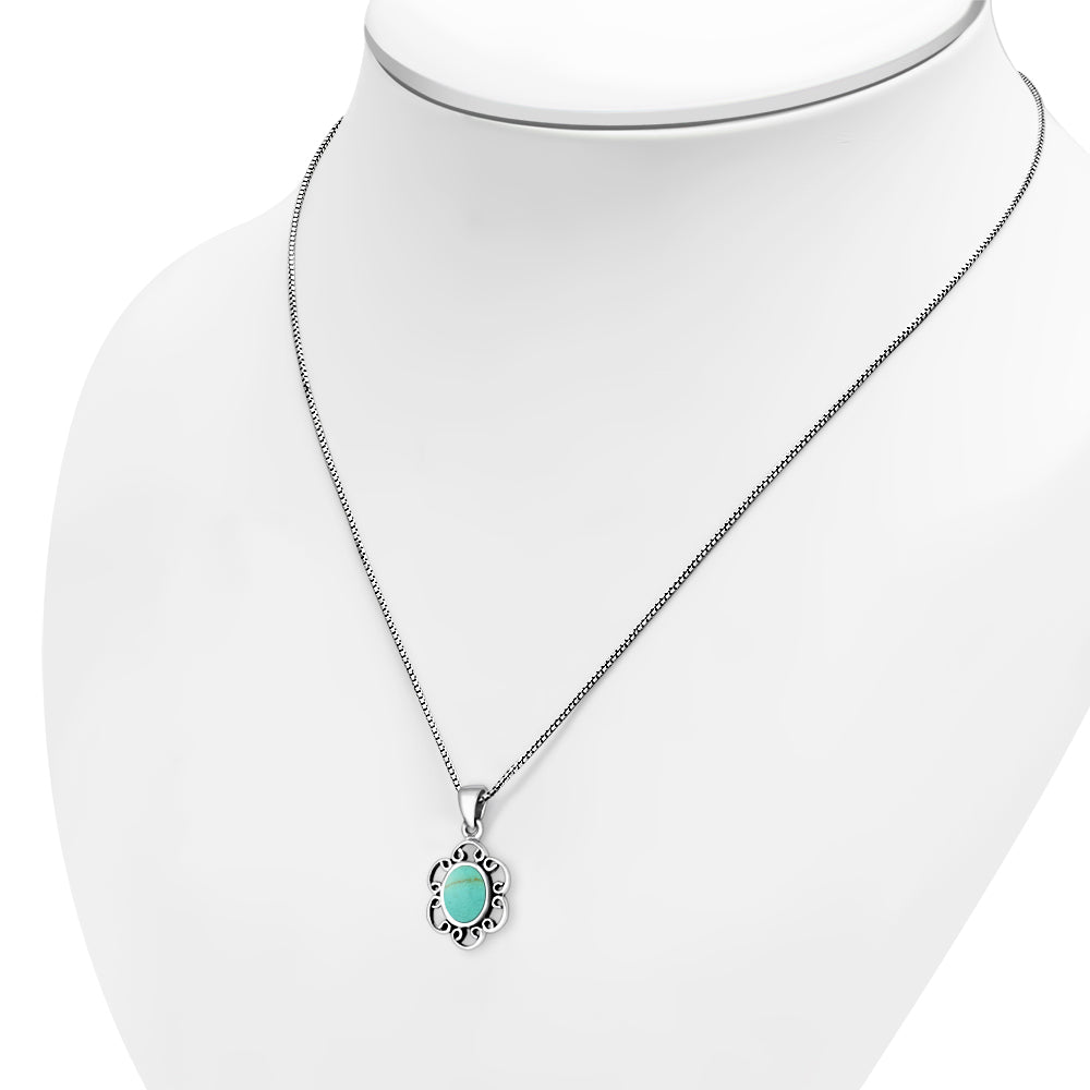 Abalone Shell Sterling Silver Pendant