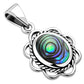 Abalone Shell Sterling Silver Pendant