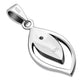 Mother of Pearl Drop Silver Pendant