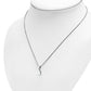Mother of Pearl Sterling Silver Drop Pendant
