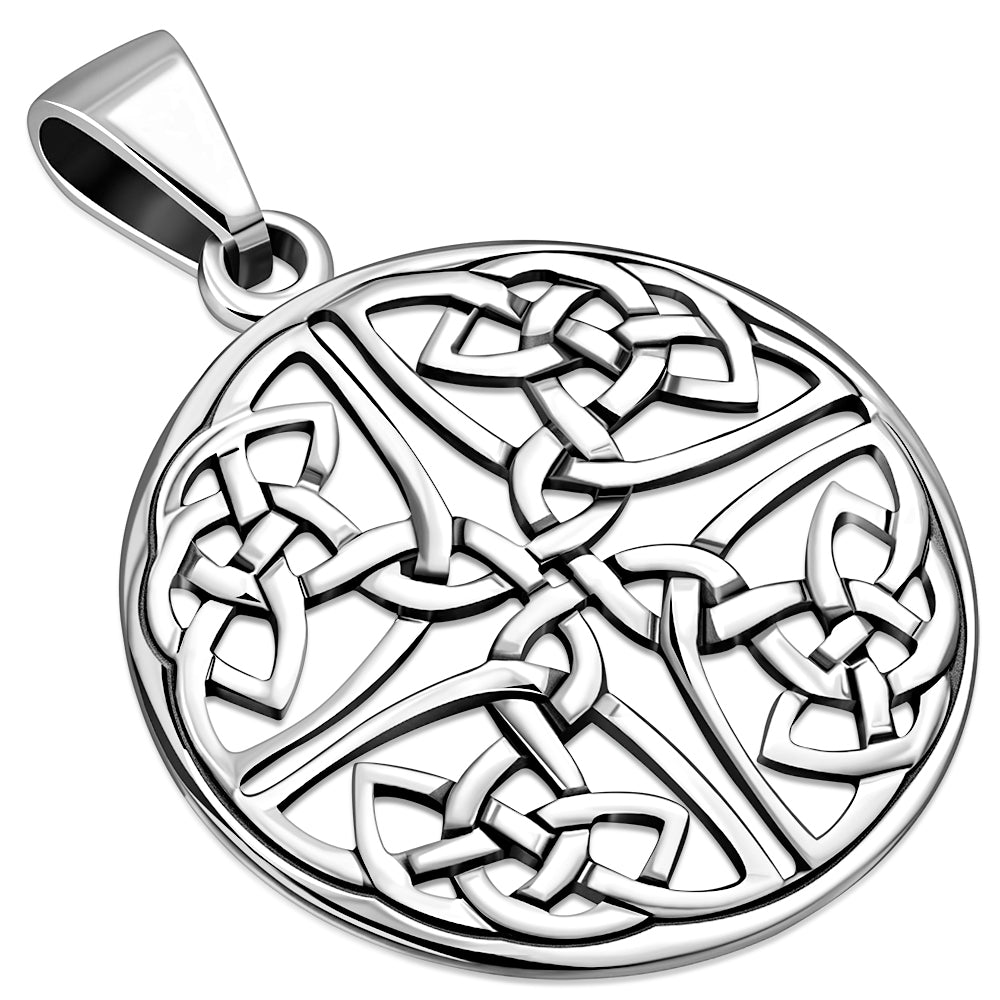 Silver Large Celtic Knot Pendant