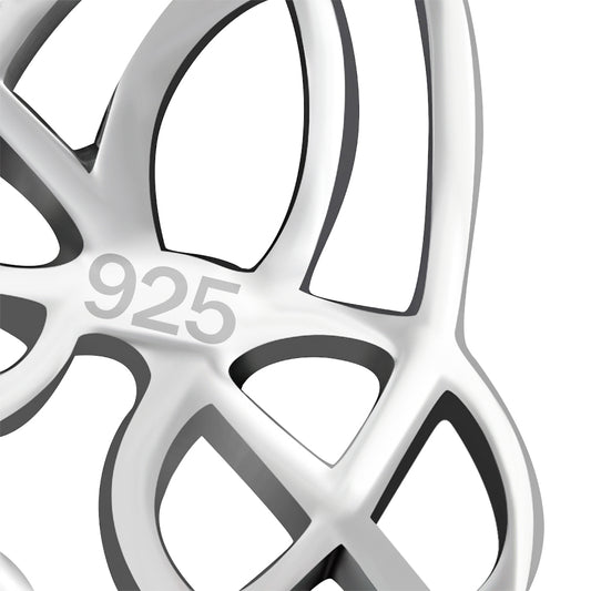 Celtic Trinity Plain Silver Pendant