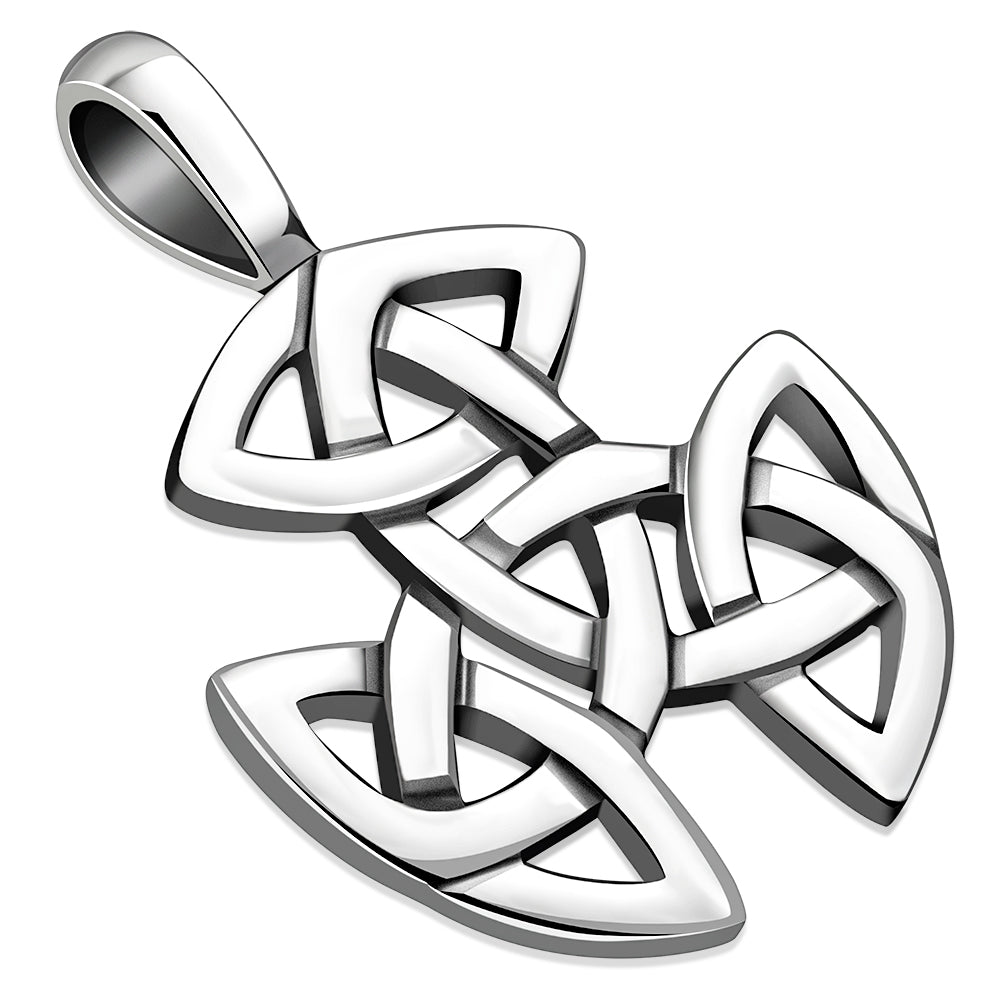Small Celtic Trinity Knot Pendant Sterling Silver