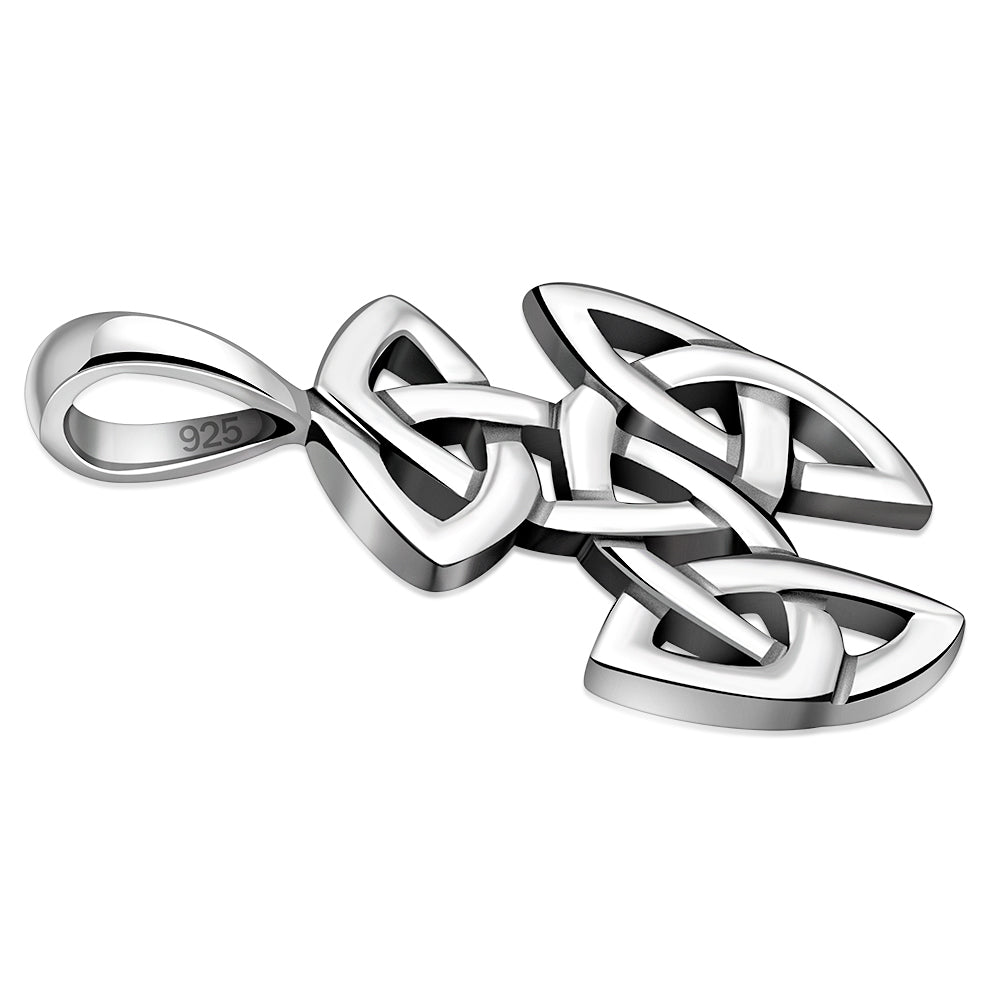 Small Celtic Trinity Knot Pendant Sterling Silver