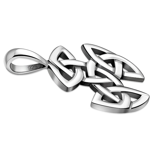 Small Celtic Trinity Knot Pendant Sterling Silver