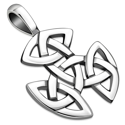 Small Celtic Trinity Knot Pendant Sterling Silver
