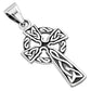 Celtic Cross Silver Pendant