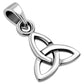Tiny Celtic Trinity Knot Silver Pendant