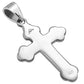 Silver Catholic Cross Pendant