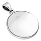 Round Celtic Solid Sterling Silver Pendant