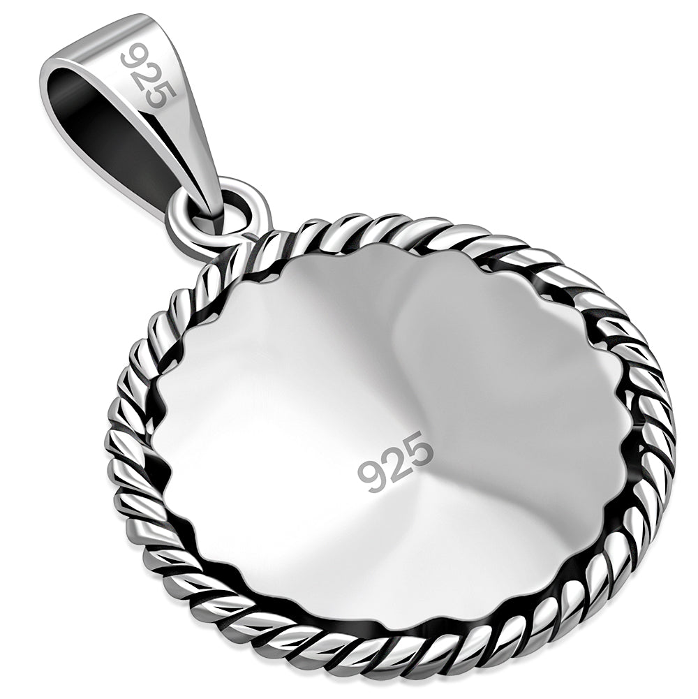 Eternity Life & Death Circle Celtic Silver Pendant