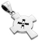 Small Celtic Trinity Cross Silver Pendant