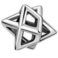 Merkaba Star David Silver Pendant