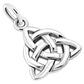 Tiny Sterling Silver Celtic Trinity Pendant