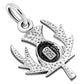 Plain Silver Thistle Pendant