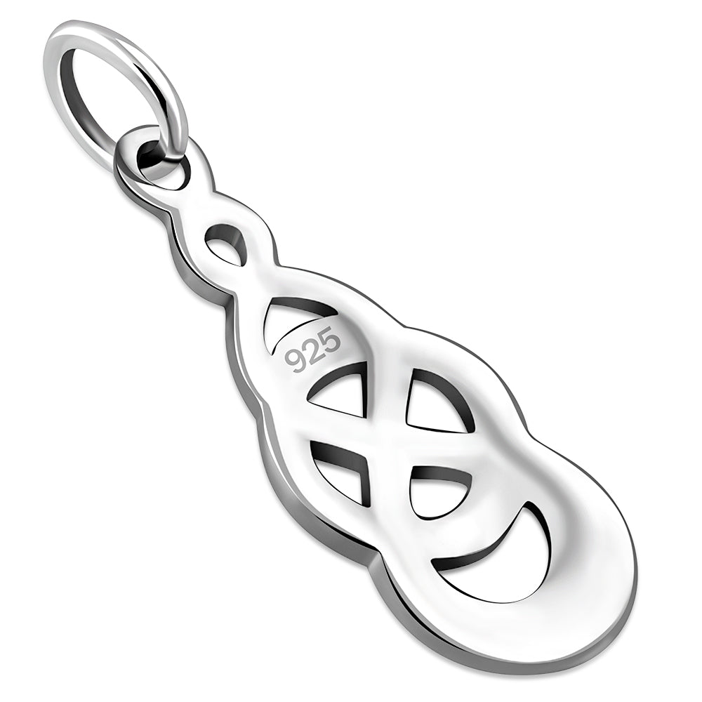 Small Celtic Knot Silver Pendant