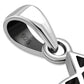 Tiny Plain Silver Star of David Pendant