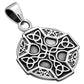 Small Celtic Trinity Cross Silver Pendant