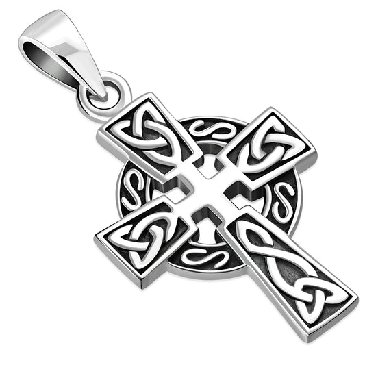 Celtic Cross Sterling Silver Pendant