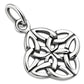 Tiny Celtic Knot Solid Silver Pendant