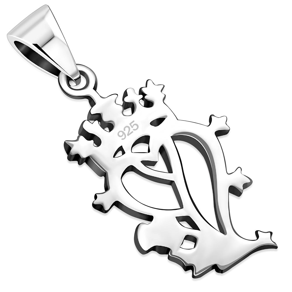 Plain Silver Luckenbooth Pendant