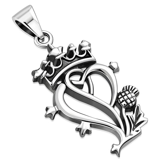 Plain Silver Luckenbooth Pendant