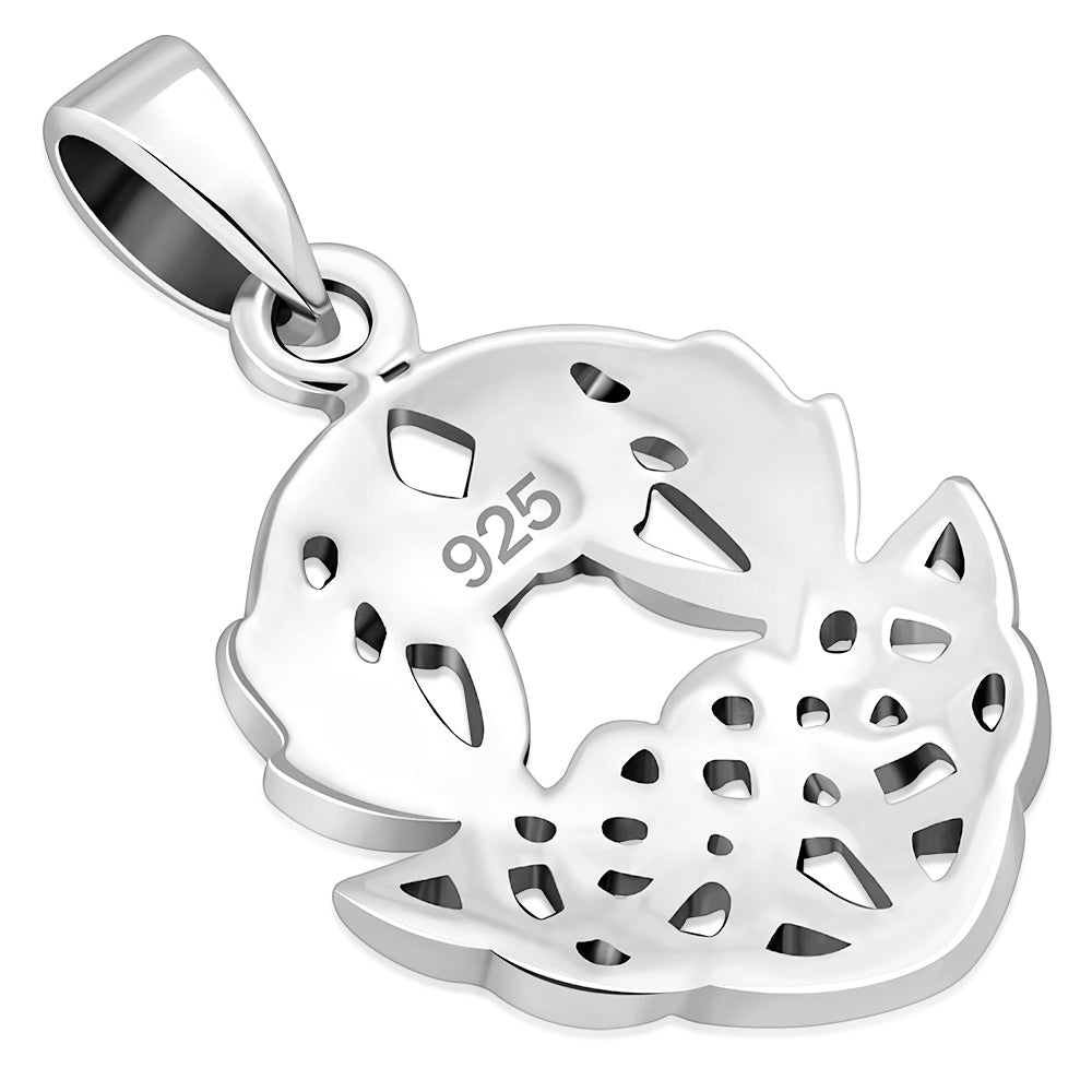 Thistle Silver Pendant