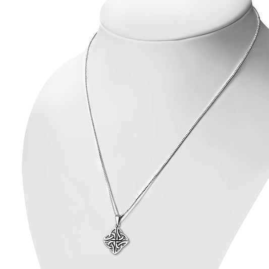 Sterling Silver Celtic Pendant Irish Jewelry