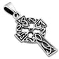 Small Celtic Cross Silver Pendant