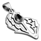 Plain Silver Thistle Pendant
