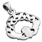 Claddagh Celtic Trinity Silver Pendant