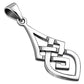 Small Celtic Knot Plain Solid Silver Pendant