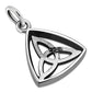 Solid Silver Trinity Knot Celtic Pendant
