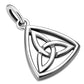 Solid Silver Trinity Knot Celtic Pendant