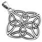 Large Celtic Knot Silver Pendant