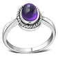 Amethyst Stone Sterling Silver Ring