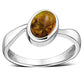 Baltic Amber Sterling Silver Ring