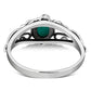 Ethnic Turquoise Solid Silver Ring