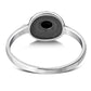 Ethnic Style Black Onyx Silver Ring