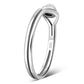 Evil Eye Sterling Silver Rainbow Moonstone Ring