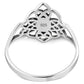 Black Onyx Celtic Knot Silver Ring