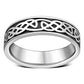 Celtic Knot Band Sterling Silver Ring